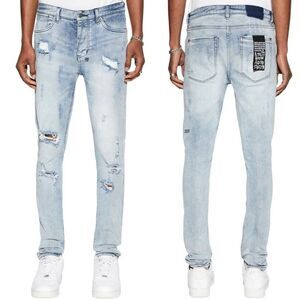 Ksubi Van Winkle Trashed Dreams Distressed Mid Rise Skinny Jeans Men’s Size 32‎
